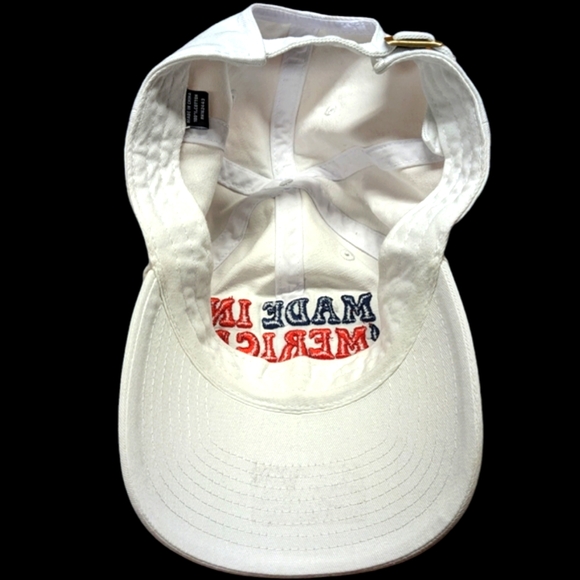 Made in 'Merica Red White & Blue Embroidered Adjustable Baseball Cap Hat🇺🇸 - Picture 2 of 10